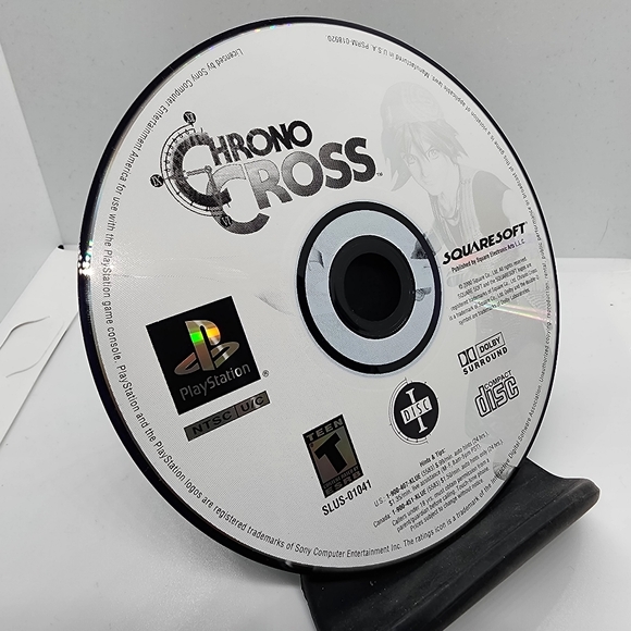 Chrono Cross - Squaresoft (PlayStation 1, 2000) CIB Black Label - Picture 9 of 15